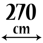 270cm
